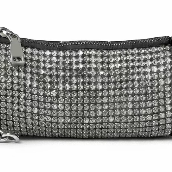 Handbags - Silver Rhinestone Clutch